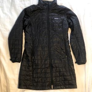Women’s Small Patagonia Long Black Down Jacket